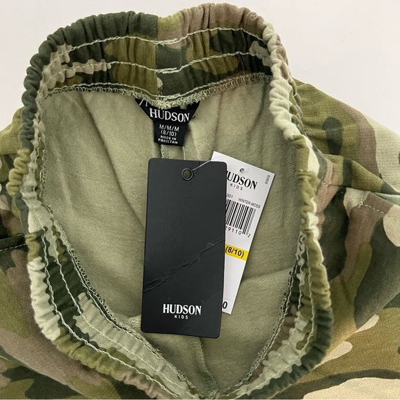 2 Piece Hudson Jeans Kids' Camo Pullover Hoodie & Jogger Set Size Medium- NWT - Picture 9 of 14